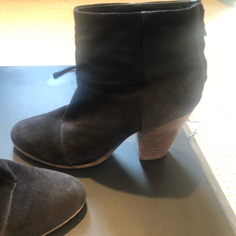 Rag & Bone Suede Stacked Heel Bootie - image 5